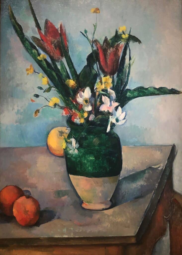 Le vase de tulipes – Paul Cézanne Paul Cézanne