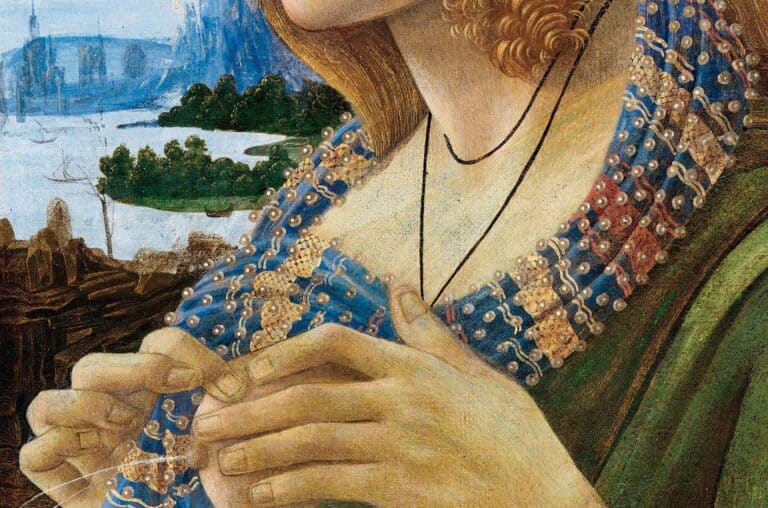 Portrait allégorique d’une femme (Simonetta Vespucci). Détail – Sandro Botticelli Sandro Botticelli