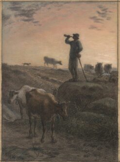 Appeler les vaches à la maison – Jean-François Millet Jean-François Millet