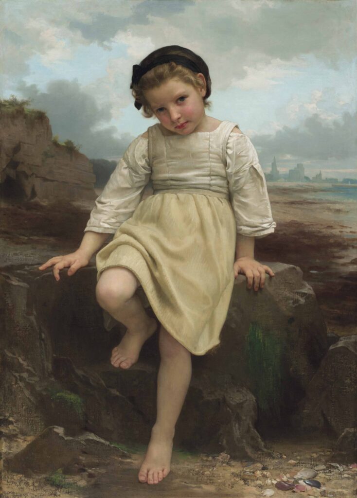 Sur le rocher – William Bouguereau William Bouguereau