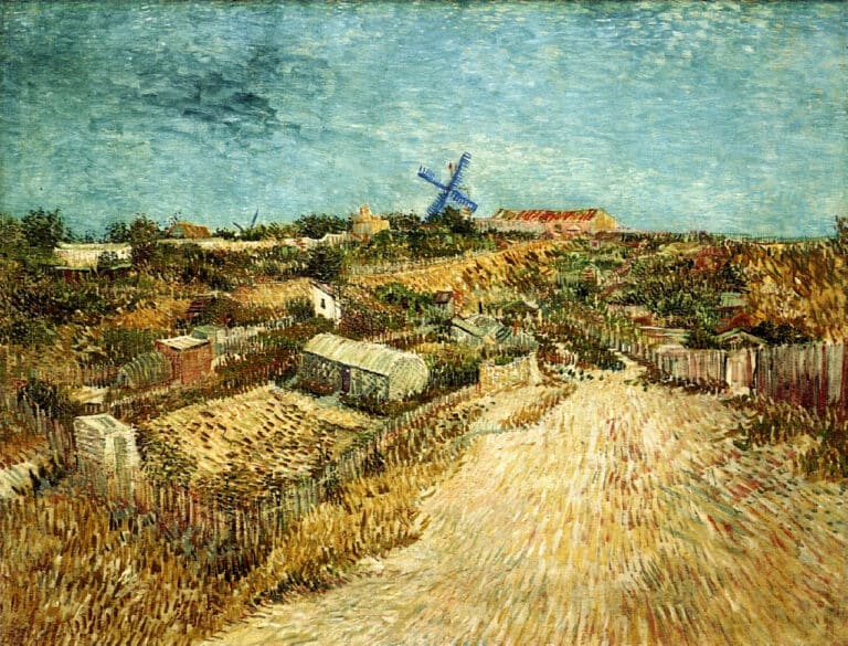 Jardins potagers de Montmartre – Van Gogh Vincent Van Gogh