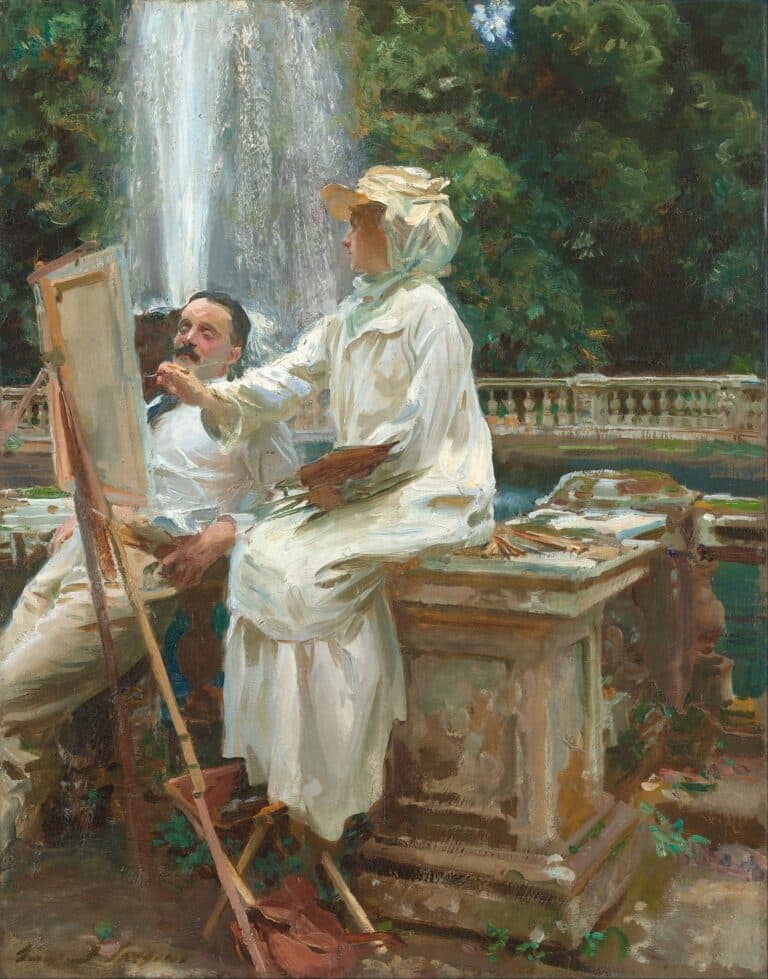 La fountain, Villa Torlonia, Frascati, Italie – John Singer Sargent John Singer Sargent