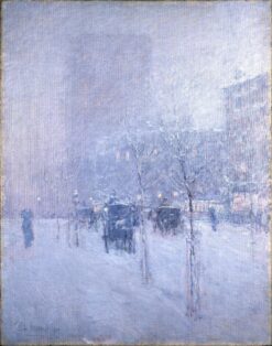 Fin d’après-midi, New York, hiver – Childe Hassam Childe Hassam