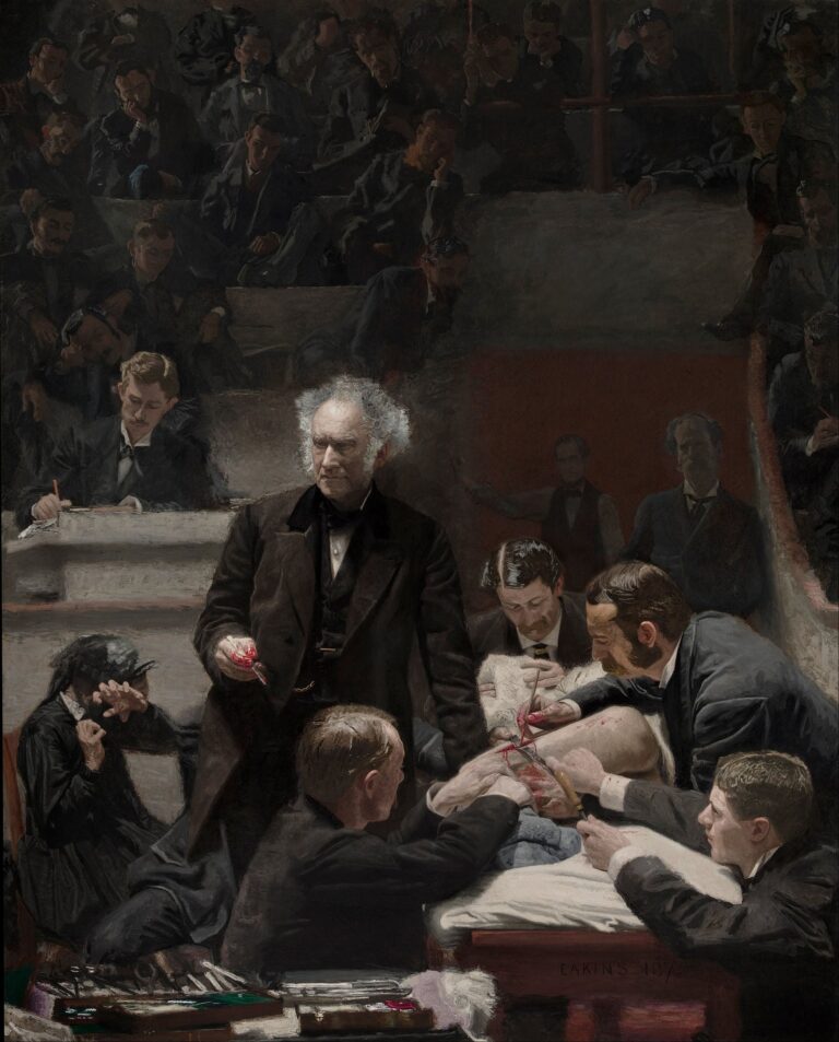 La Clinique du Dr Gross, 1875 – Thomas Eakins Thomas Eakins