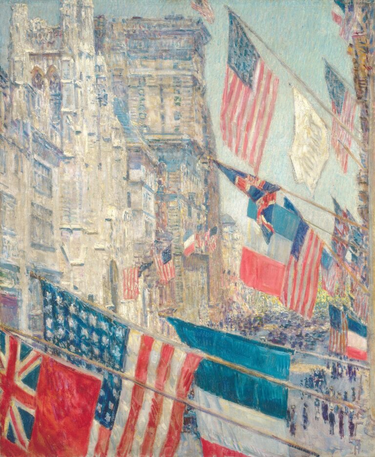 Jour des Alliés, mai 1917 – Childe Hassam Childe Hassam