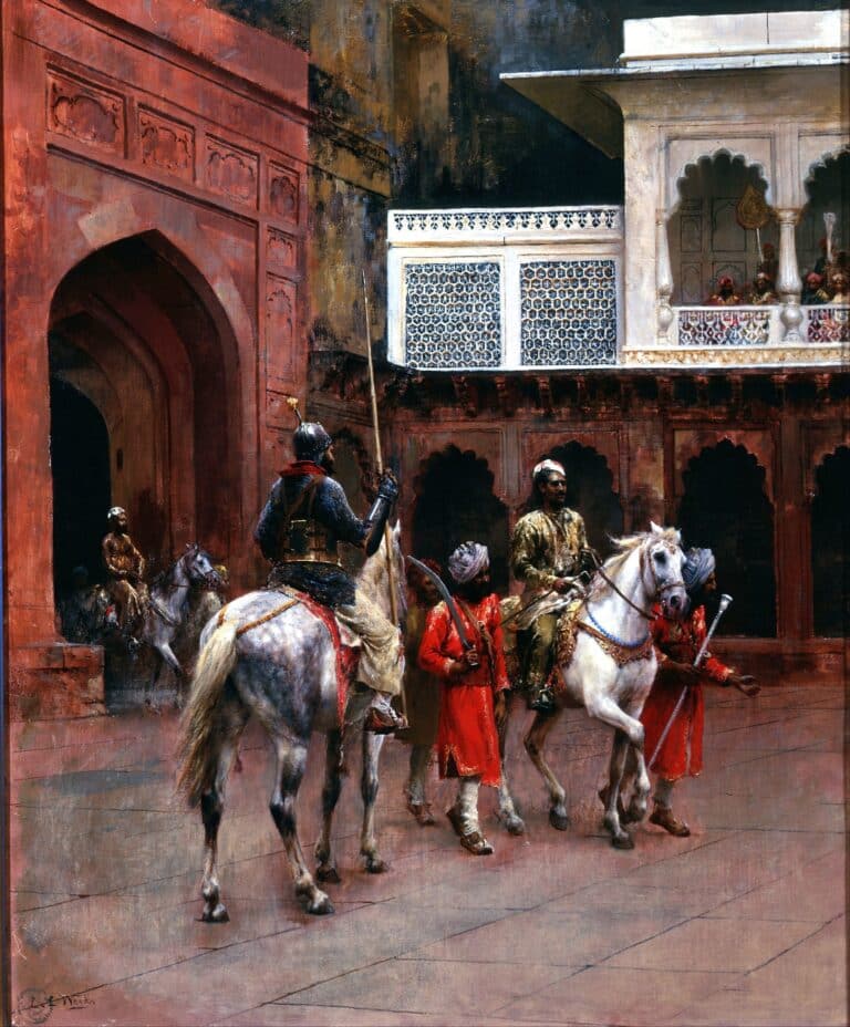 Prince indien, Palais d’Agra – Edwin Lord Weeks Edwin Lord Weeks