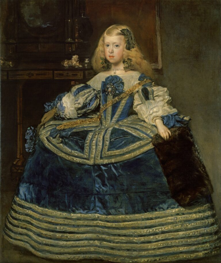 L’Infante Margarita Teresa dans une robe bleue – Diego Velázquez Diego Velázquez