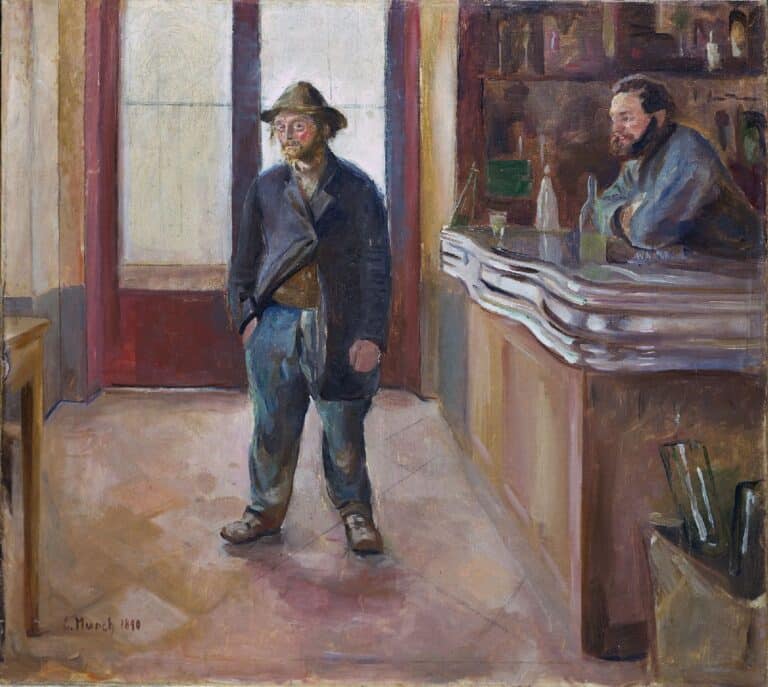 Dans la taverne – Edvard Munch Edvard Munch