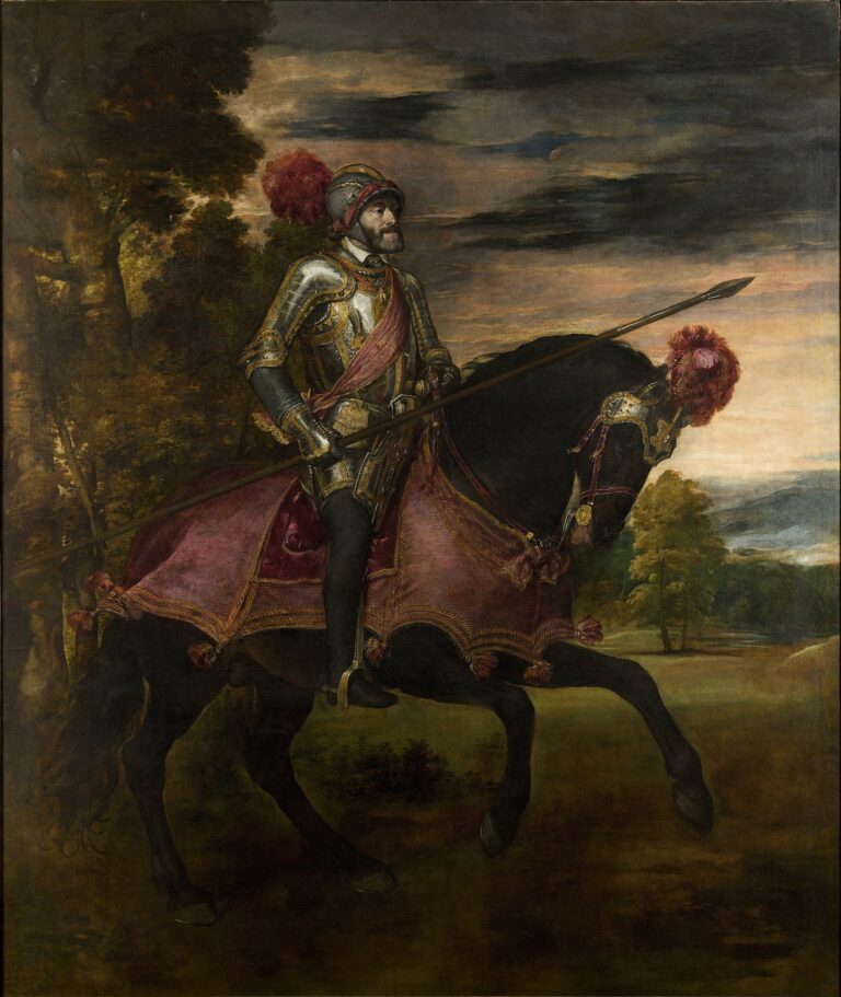 Portrait équestre de Charles V – Titien Titien