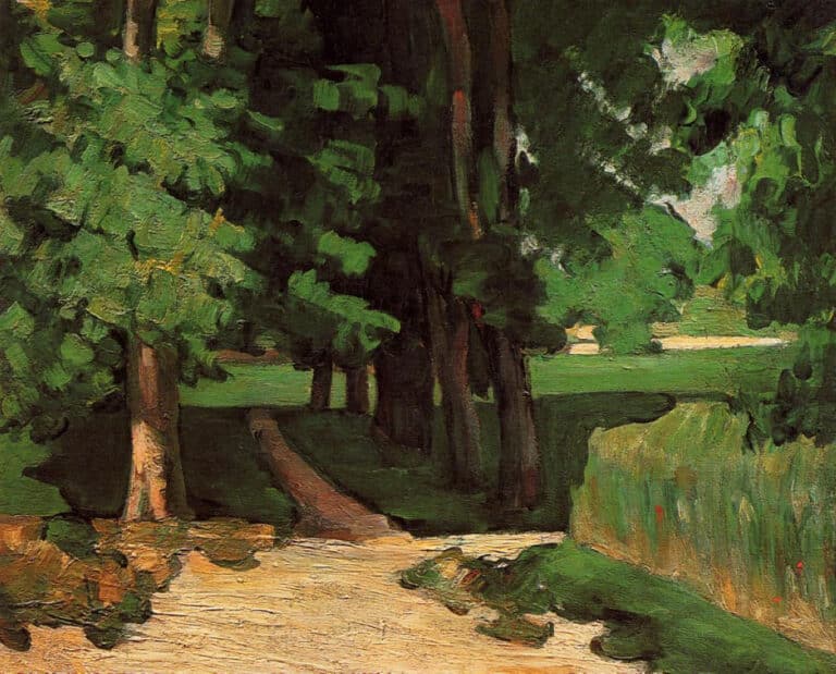 L’Allée au Jas de Bouffan – Paul Cézanne Paul Cézanne