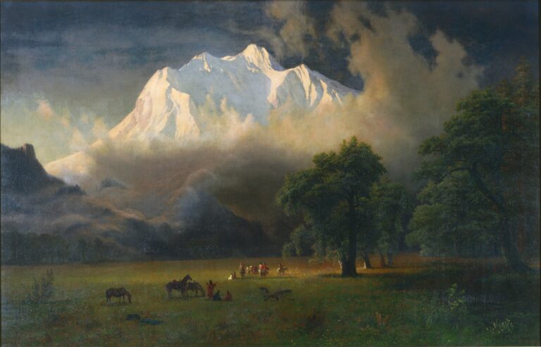 Le Mont Adams, Washington – Albert Bierstadt Albert Bierstadt