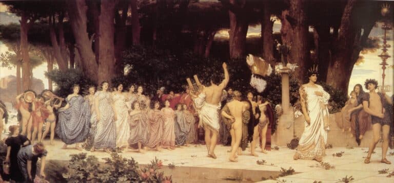 La Daphnéphorie – Frederic Leighton Frederic Leighton