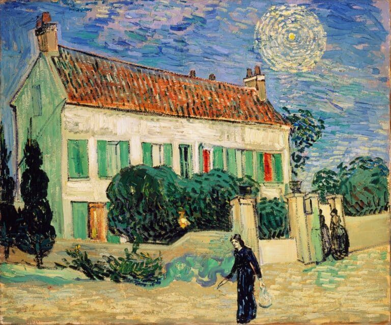 La Maison blanche, la nuit – Van Gogh Vincent Van Gogh