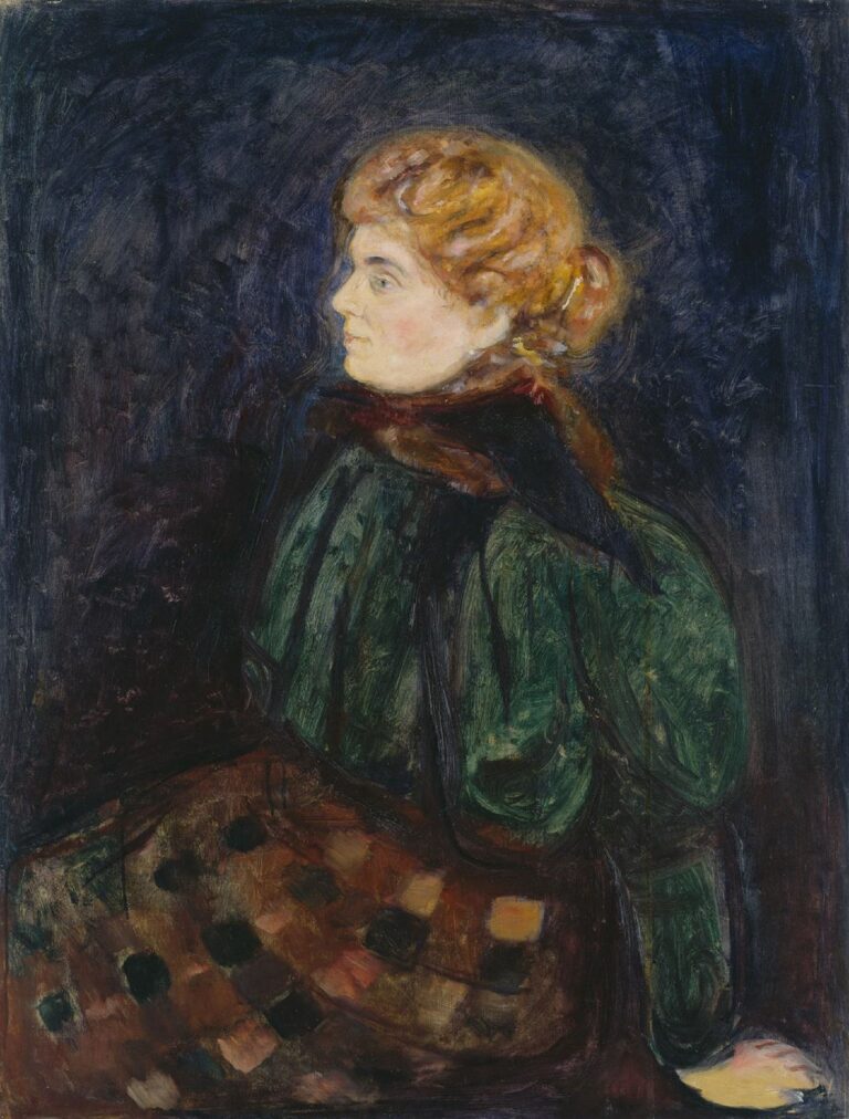 Portrait de Mme Maximilian Harden – Edvard Munch Edvard Munch