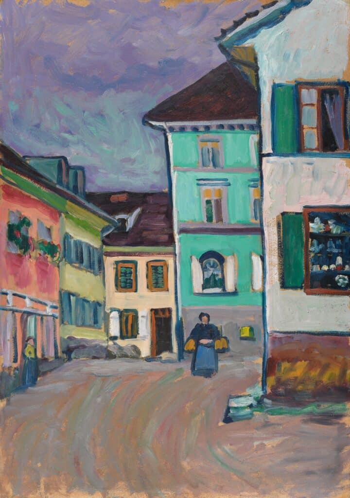 Murnau en haut de la Johannisstrasse – Vassily Kandinsky Vassily Kandinsky