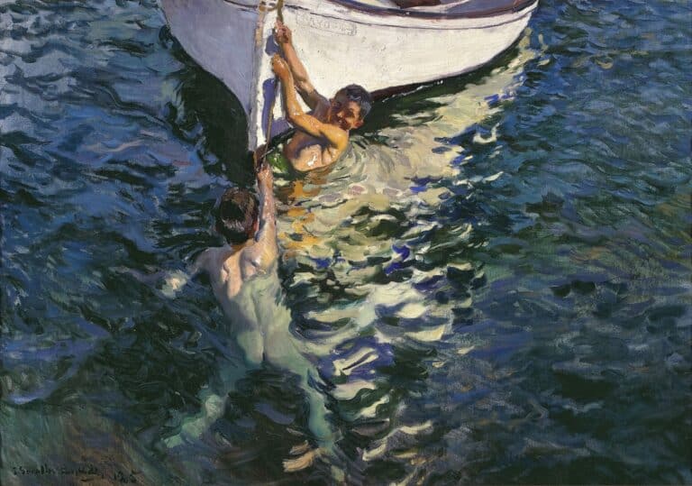 Le bateau blanc de Javea – Sorolla Joaquín Sorolla