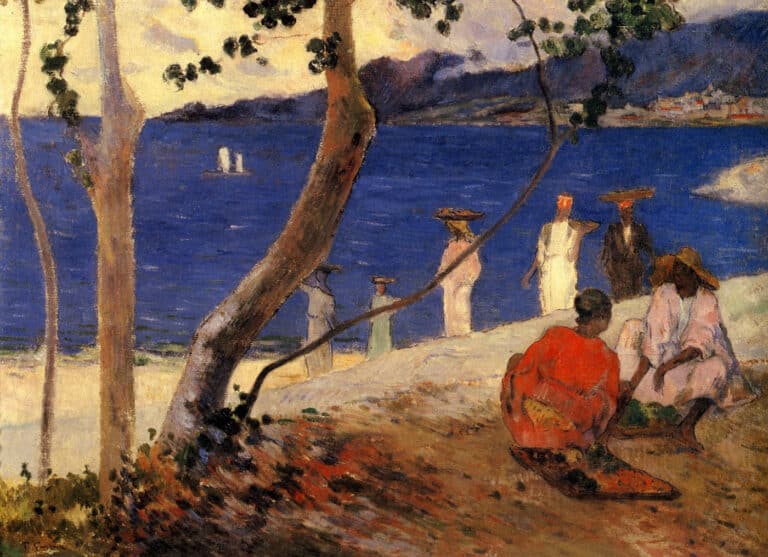 Un bord de mer, 1887 – Paul Gauguin Paul Gauguin