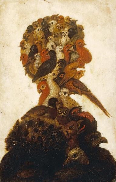 Tête anthropomorphe représentant l’un des quatre éléments – l’air – Arcimboldo Giuseppe Arcimboldo