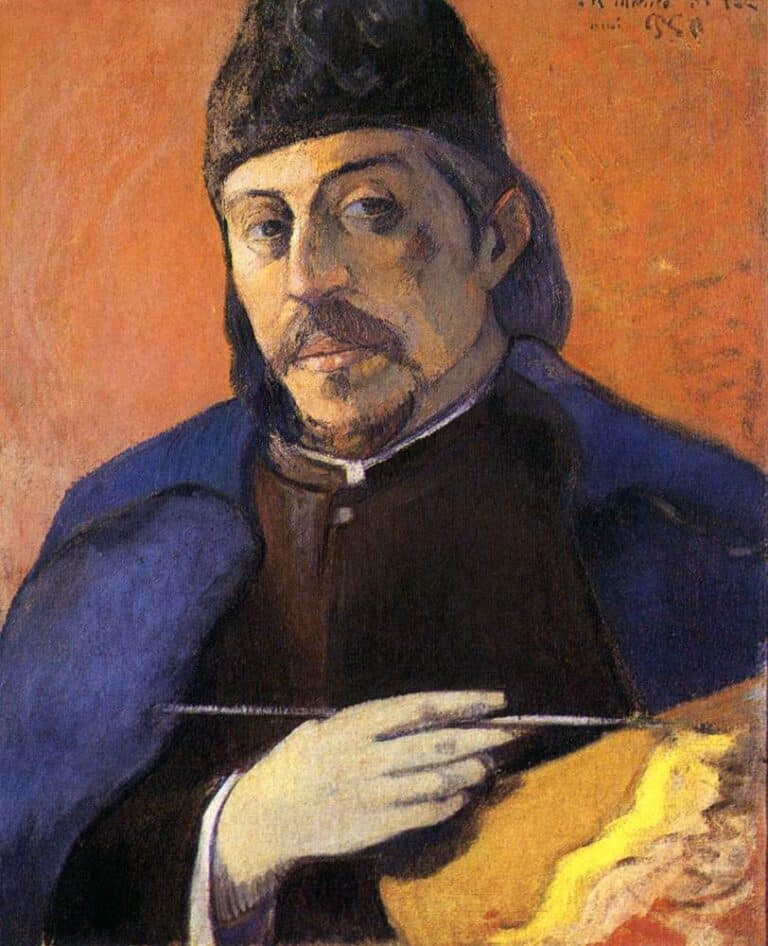 Autoportrait avec palette – Paul Gauguin Paul Gauguin