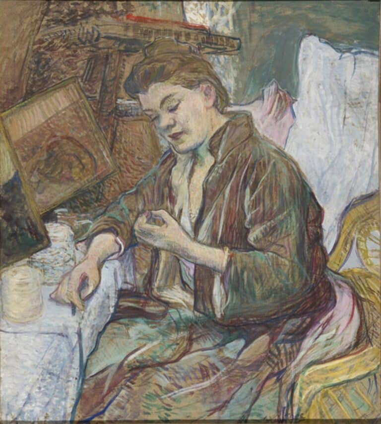 Madame Favre à sa toilette – Toulouse Lautrec Henri de Toulouse-Lautrec