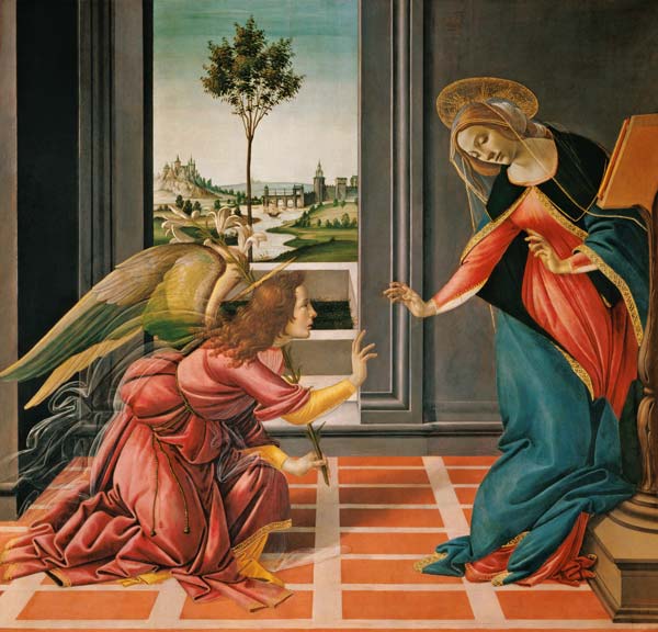 Botticelli Annonciation c.1489 – Sandro Botticelli Sandro Botticelli