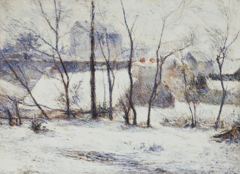 Paysage d’hiver – Paul Gauguin Paul Gauguin