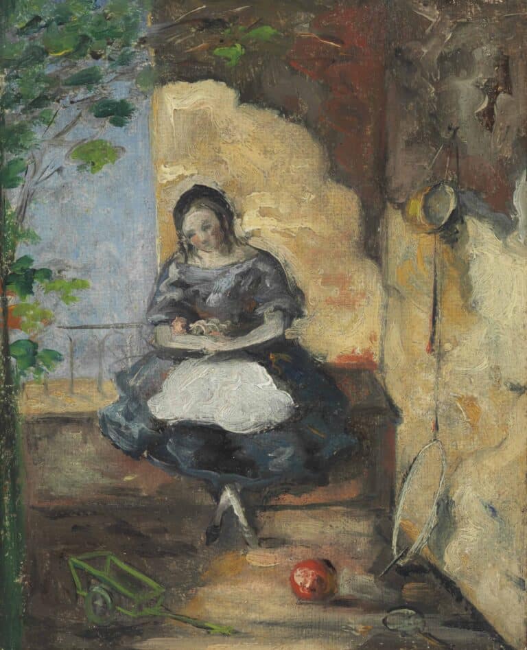 Petite fille (Fillette) – Paul Cézanne Paul Cézanne