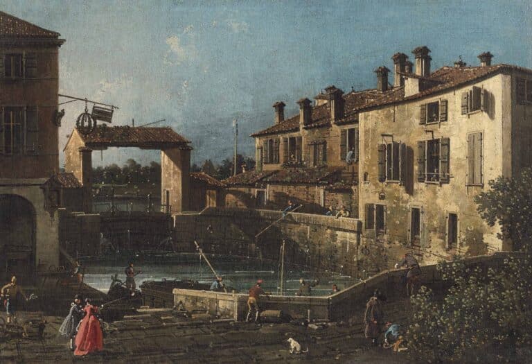 Écluse du canal de Brenta à Dolo – Giovanni Antonio Canal Giovanni Antonio Canal