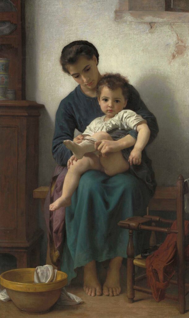 La grande sœur – William Bouguereau William Bouguereau