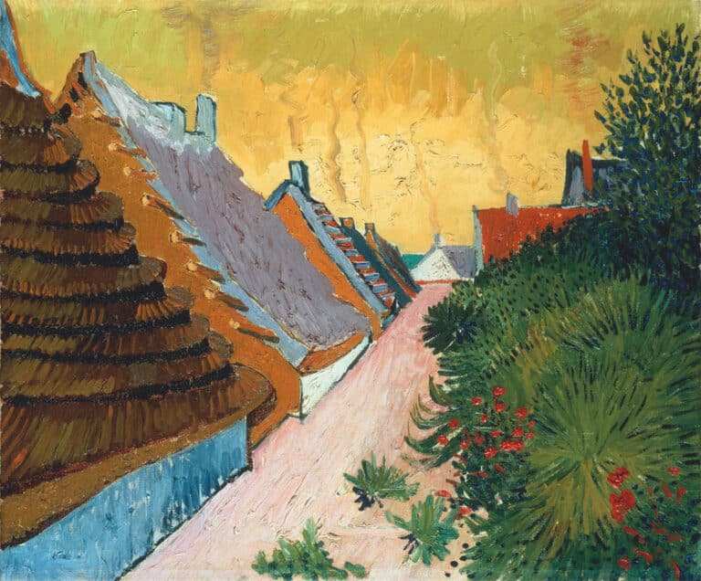 Fermettes aux Saintes-Maries – Van Gogh Vincent Van Gogh