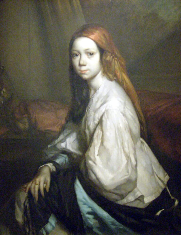 Portrait de Pauline Ono en déshabillé – Jean-François Millet Jean-François Millet