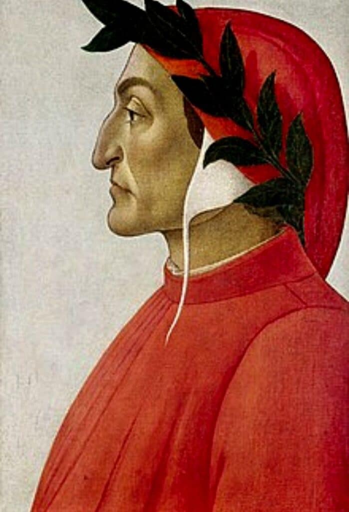 Portrait de Dante (huile sur toile) – Sandro Botticelli Sandro Botticelli