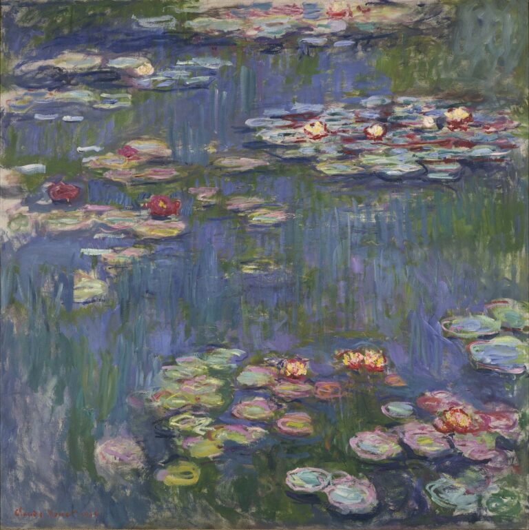 Nymphéas,1916 – Claude Monet "Les Nymphéas" de Claude Monet