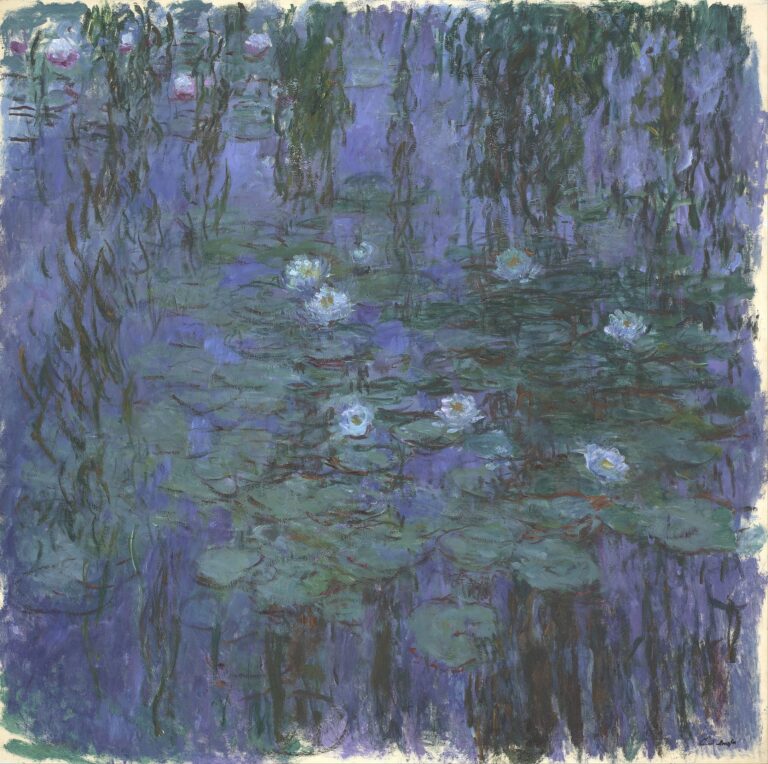 Les Nymphéas bleus – Claude Monet "Les Nymphéas" de Claude Monet