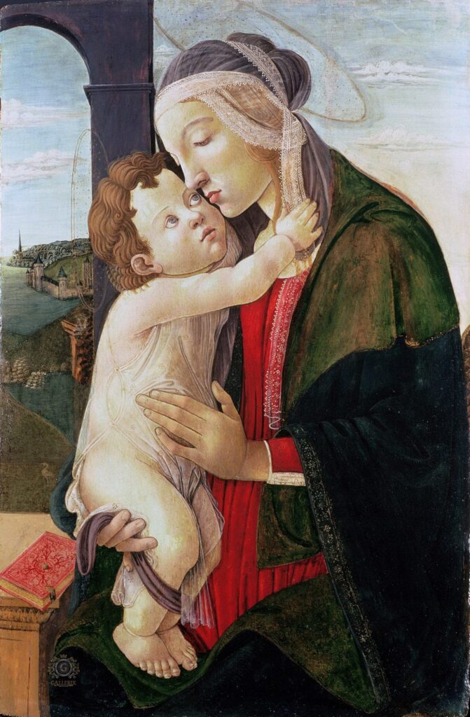 La Vierge à l’Enfant, 15ème siècle – Sandro Botticelli Sandro Botticelli