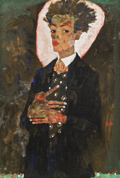 Autoportrait au gilet, debout (1911) – Egon Schiele Egon Schiele