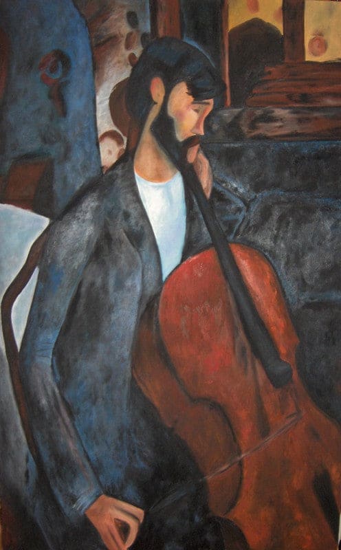 Le violoncelliste – Amedeo Modigliani Amedeo Modigliani