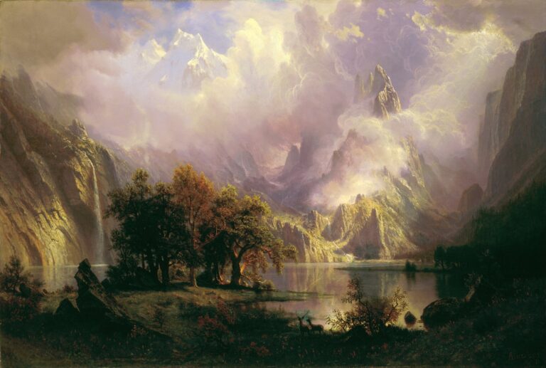 Paysage des montagnes Rocheuses – Albert Bierstadt Albert Bierstadt