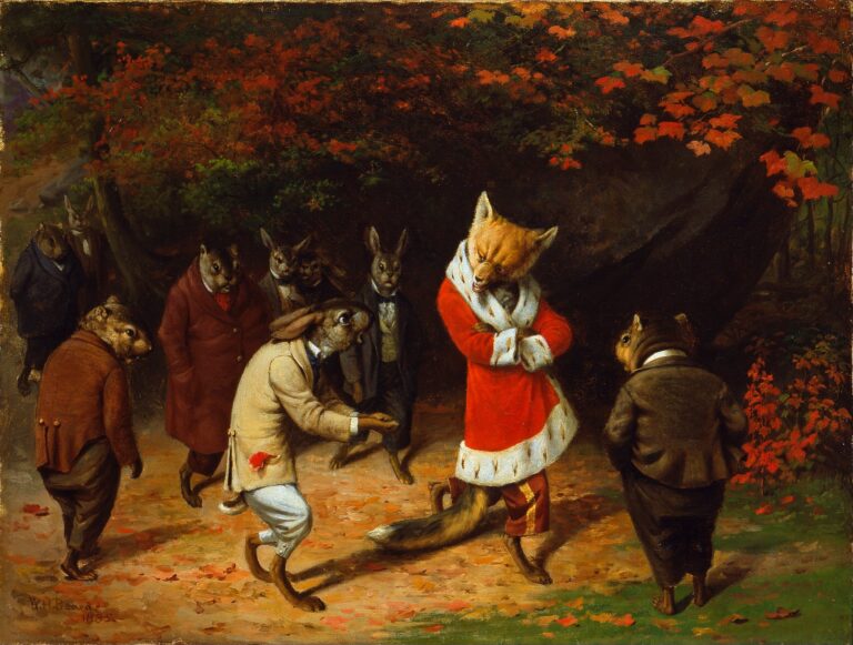 Sa Majesté reçoit, 1855 – William Holbrook Beard William Holbrook Beard