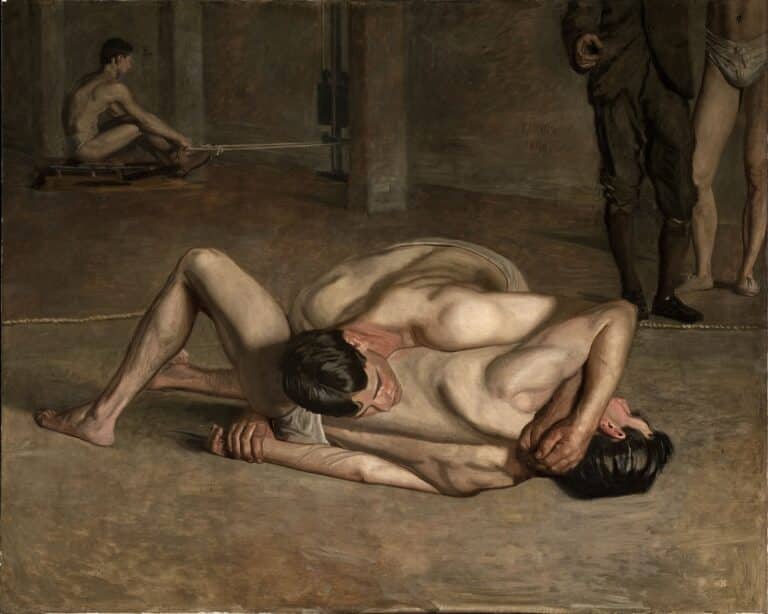 Les Lutteurs – Thomas Eakins Thomas Eakins