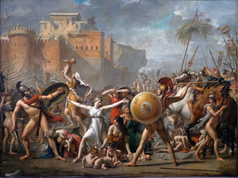 L’intervention des Sabines – Jacques-Louis David Jacques-Louis David