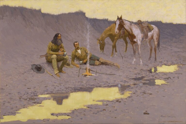 Une nouvelle année sur le Cimarron – Frederic Remington Frederic Remington