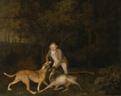 Freeman, le garde-chasse du comte de Clarendons, avec une biche et un chien – George Stubbs George Stubbs