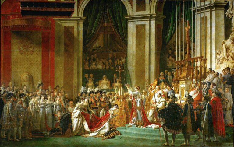 Le couronnement de Napoléon – Jacques-Louis David Jacques-Louis David