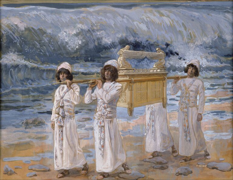 L’arche passe le Jourdain – James Tissot James Tissot
