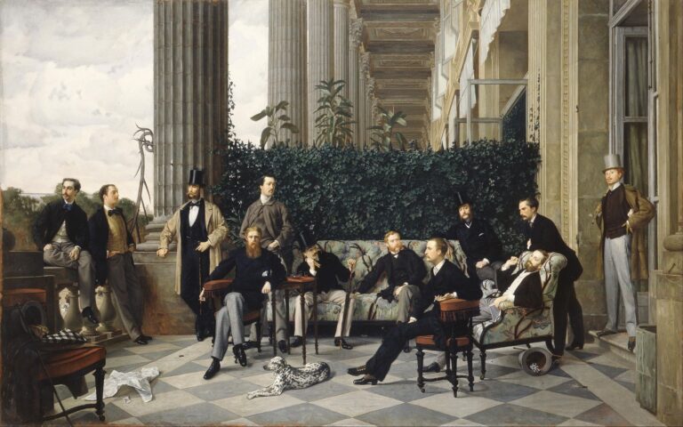 Le Cercle de la rue Royale – James Tissot James Tissot