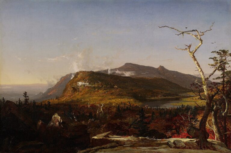 Montagne de Catskill  Maison – Jasper Francis Cropsey Jasper Francis Cropsey