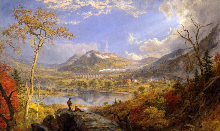 Viaduc de Starrucca, Pennsylvanie – Jasper Francis Cropsey Jasper Francis Cropsey