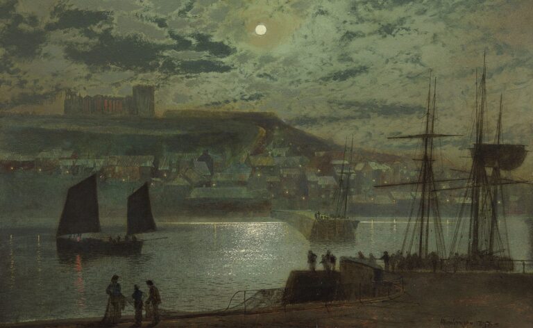 Port de Whitby – John atkinson grimshaw John Atkinson Grimshaw