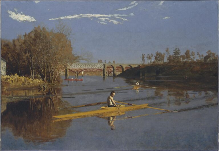 Max Schmitt en godille simple – Thomas Eakins Thomas Eakins